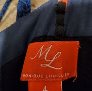 MONIQUE LHUILLIER OFF SHOULDER FORMAL GOWN